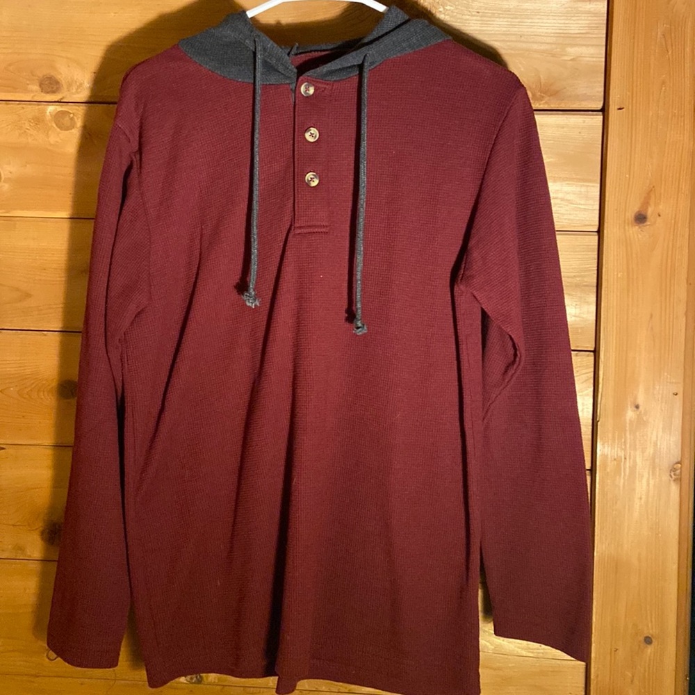 Open Trails hooded‎ long sleeve shirt